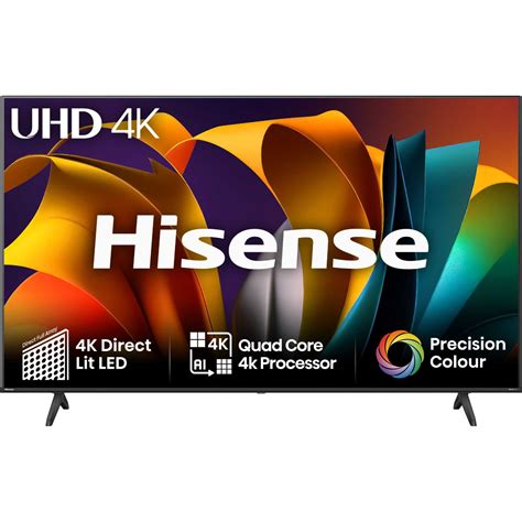 HISENSE LEDN50A6Q UHD 60hz 4k Smart 50''; Voice command; Screen Sharing; Standard; Cinema Day; Cinema Night; Dynamic; Sports; Do